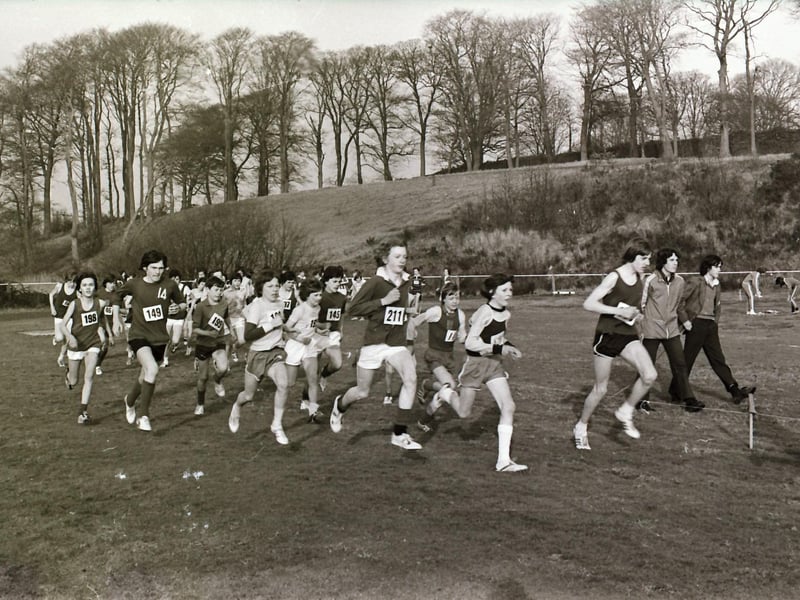 Young participants in the District Schools Championships at St Columb's Park in Derry.