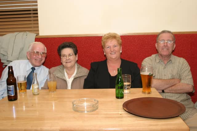 Pictures of Derry people partying in November 2003