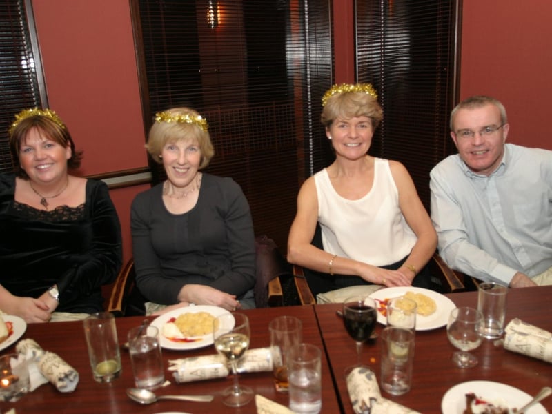 Christmas parties in Derry in December 2003.
