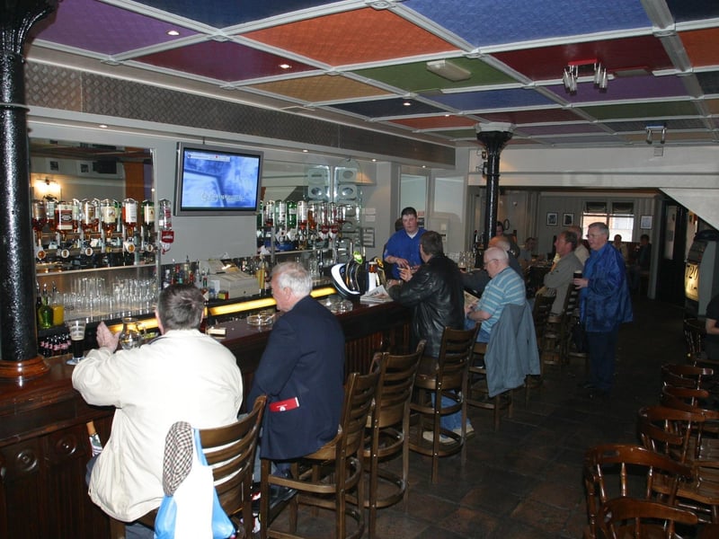 Staff and patrons at the 7Twenty bar on Chamberlain Street in Derry back in 2004.