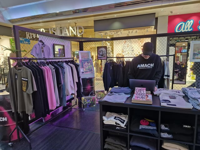 Local Fashion brand Amach has recently opened their first pop-up shop on level four of Foyleside, selling ethically made garments until Christmas Eve.