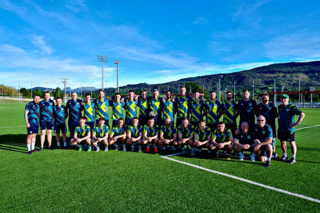 The Ireland Amateur International Team in Bilbao.