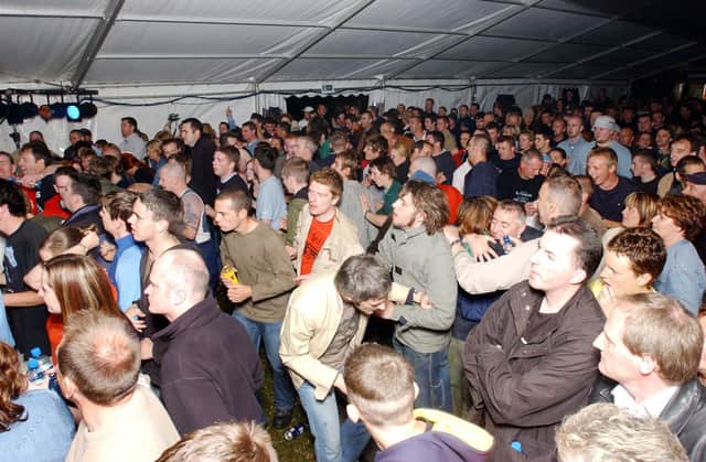 A section of the crowd at the Glasgowbury Festival at the weekend. (0209C69)