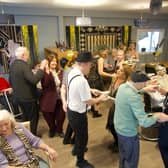 Oakleaves Care Centre residents enjoying a 1920s themed party on Friday last.