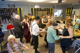 Oakleaves Care Centre residents enjoying a 1920s themed party on Friday last.