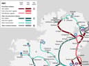 A potential future rail network outlined in the new All-Island Strategic Rail Review.