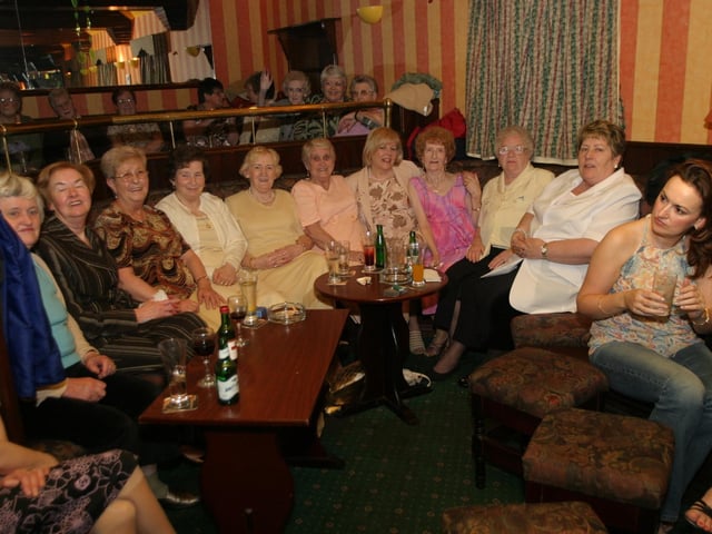 Party celebrations back in April 2004.