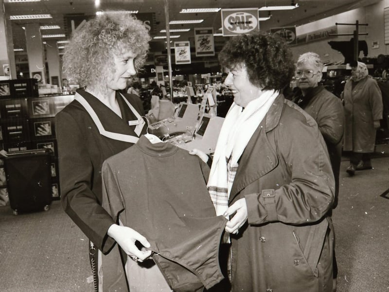 Dunnes Stores staff and customers in the Richmond Centre back in 1993.