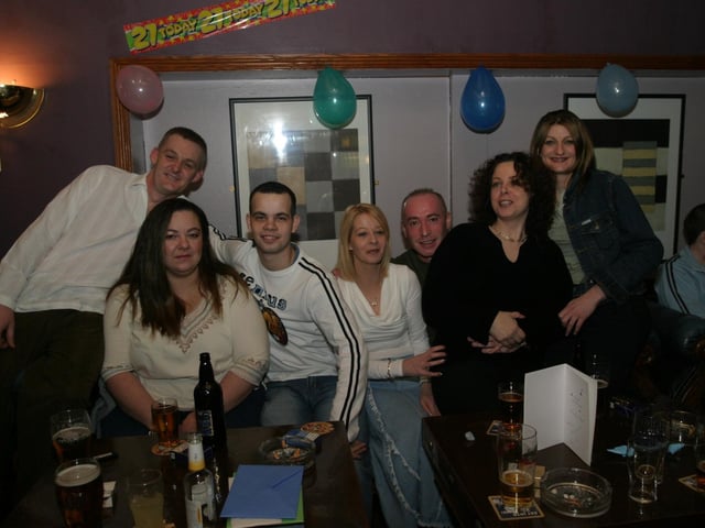 Mark Kavanagh's party celebration in 2004.
