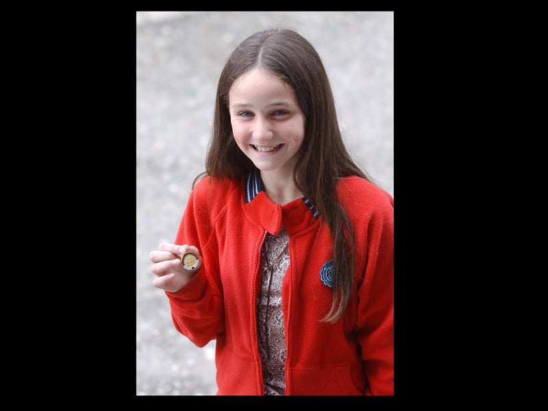 Aoife Cannon, from Letterkenny, winner of the Girls Verse 10-12 years at Feis Dhoire Cholmcille. (2504C12)