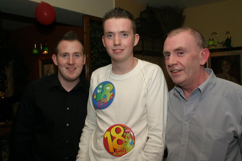 Party celebrations back in 2004: Gareth Coyle