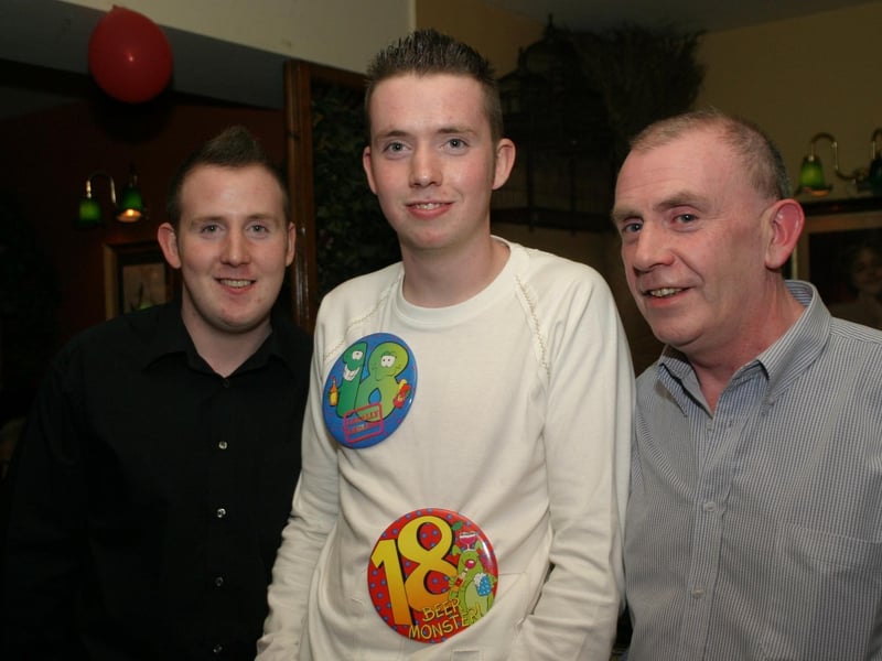 Party celebrations back in 2004: Gareth Coyle