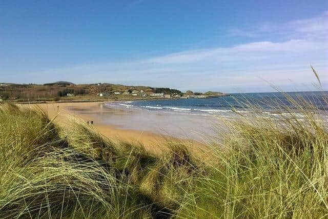 Culdaff Beach in Donegal.