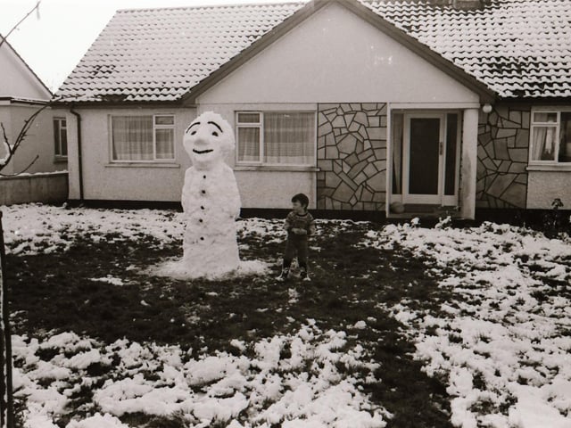 Photos from Derry and Donegal back in December 1984.