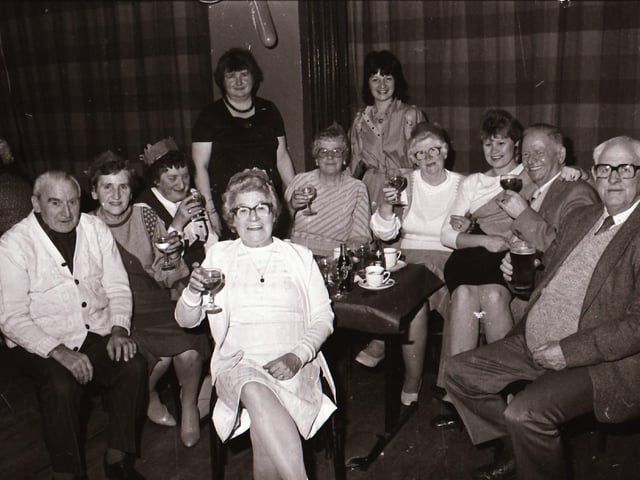 Caw Youth Club Christmas Party for Senior Citizens.