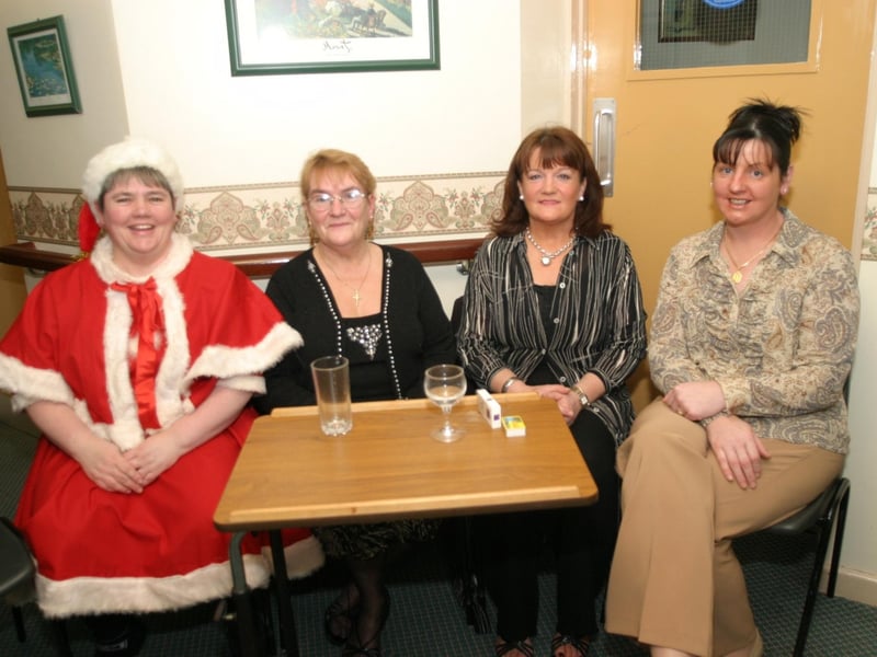 Christmas parties in Derry in December 2003.