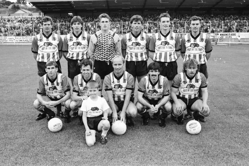 The Derry City side which faced Spurs on August 3, 1990.