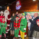 The Mayor Councillor Patricia Logue was on hand at Amelia Court in Steelstown to switch on the Christmas Lights and meet Mr and Mrs Claus whose Grotto officially opened for the festive period until Christmas Eve. This year donations are in aid of the Foyle Hospice and Macmillan Cancer Support