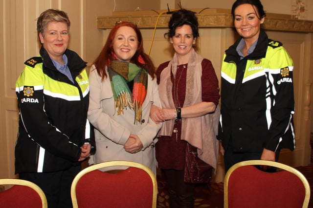 Garda Anna McGranaghan, Caroline Doherty, Tanya McDaid and Sgt Charlene Anderson