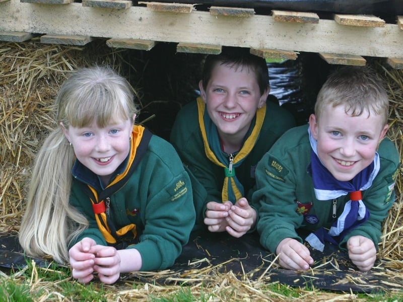 Enjoying the Donegal District Cub Camp.