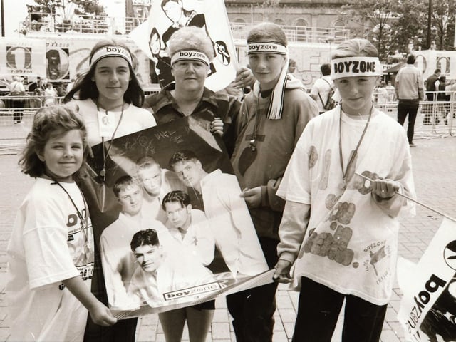 The Boyzone Roadshow in Derry back in July 1995