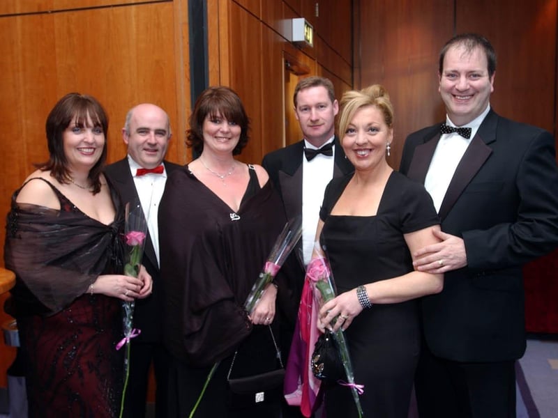 Kay and Francis Callaghan, Jackie and Pat McCafferty and Yvonne and Joe Stewart. (0805A16) : .