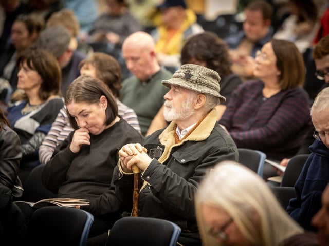 Derry Credit Union members pictured at Monday's AGM in St. Mary's College.