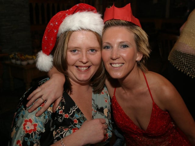 Christmas parties in Derry in December 2003.