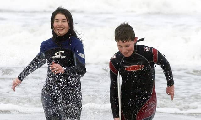 Culdaff New Year's Day Swim in 2006.