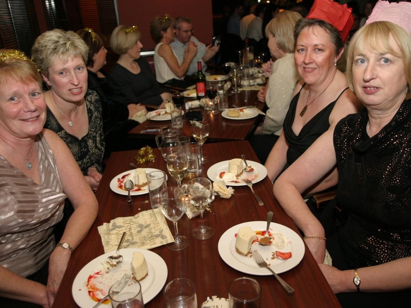 Christmas parties in Derry in December 2003.