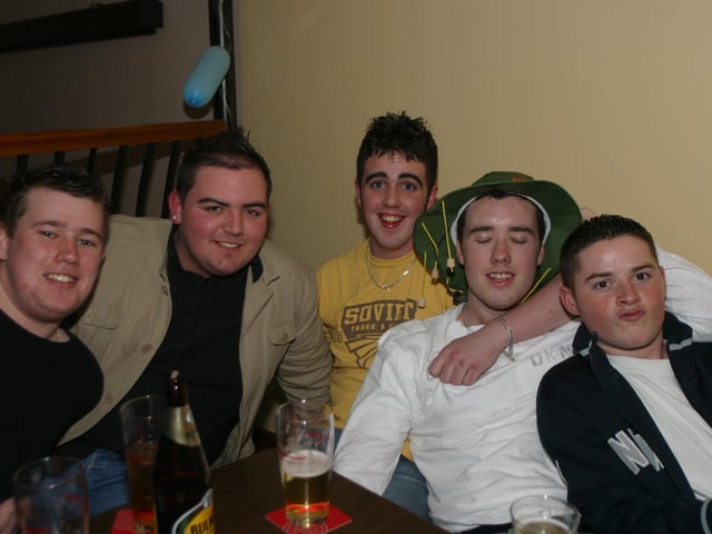 Few drinks for Connor Beattie's birthday.