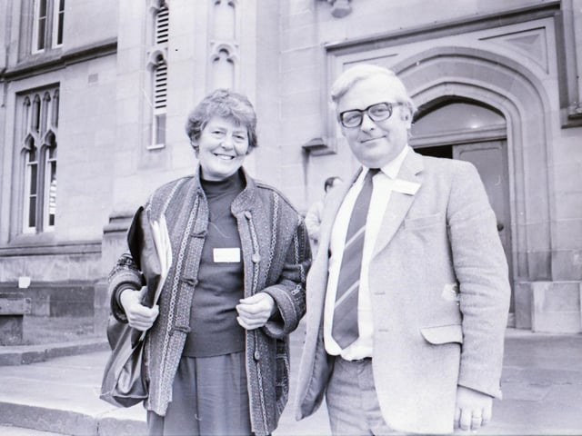 Historians from Ireland and Scotland at Magee.