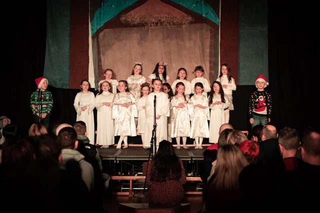 Children from Steelstown PS performing their Christmas Show last week.