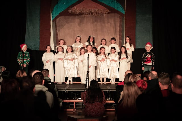 Children from Steelstown PS performing their Christmas Show last week.