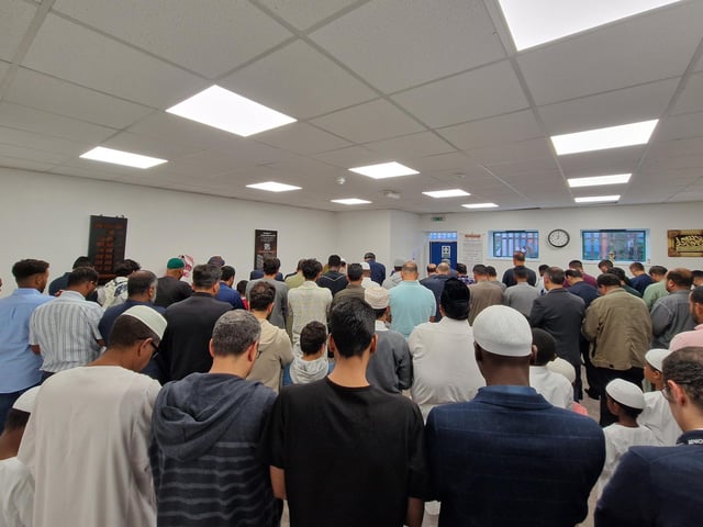 Prayers during the Eid al-Adha celebrations last week.