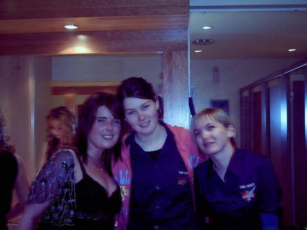 Enjoying a night out at Earth nightclub back in January 2006.