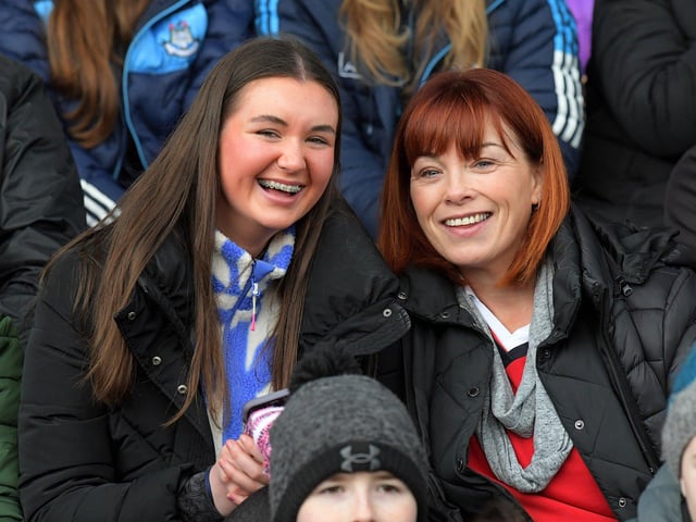 Fans in Celtc Park for the Derry v Dublin game on Saturday. Photo: George Sweeney