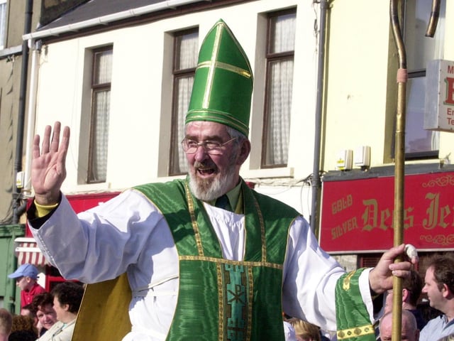 Buncrana St Patrick's Day in 2003:.