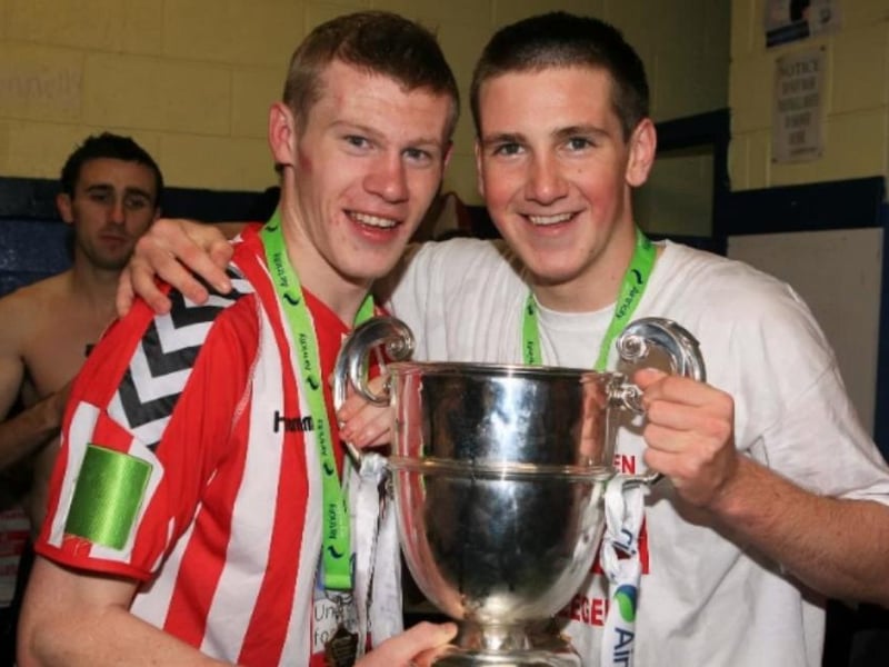 Derry City FC Home Shirt 2010 (James McClean). Hummel.
