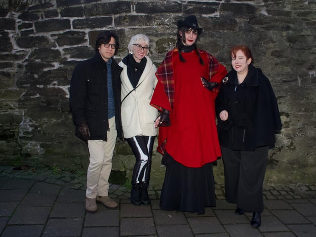 Visitors to Derry from Chicago.