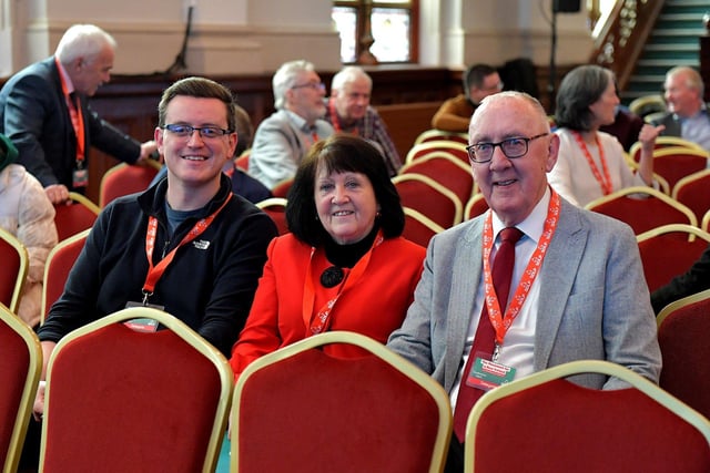 Party members at the SDLP annual Conference, held in St Columb’s Hall. Photo: George Sweeney. DER2312GS – 50
