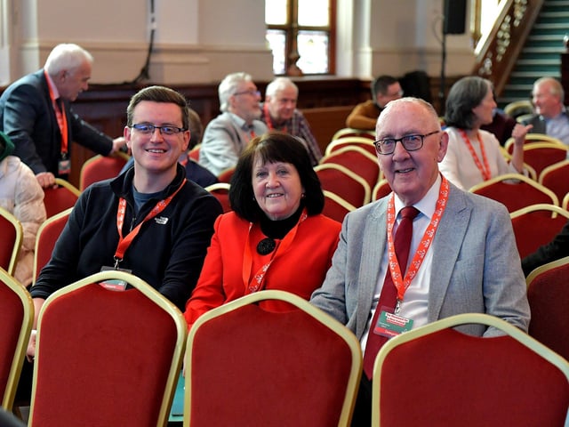 Party members at the SDLP annual Conference, held in St Columb’s Hall. Photo: George Sweeney. DER2312GS – 50