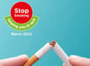 March is No Smoking Month.