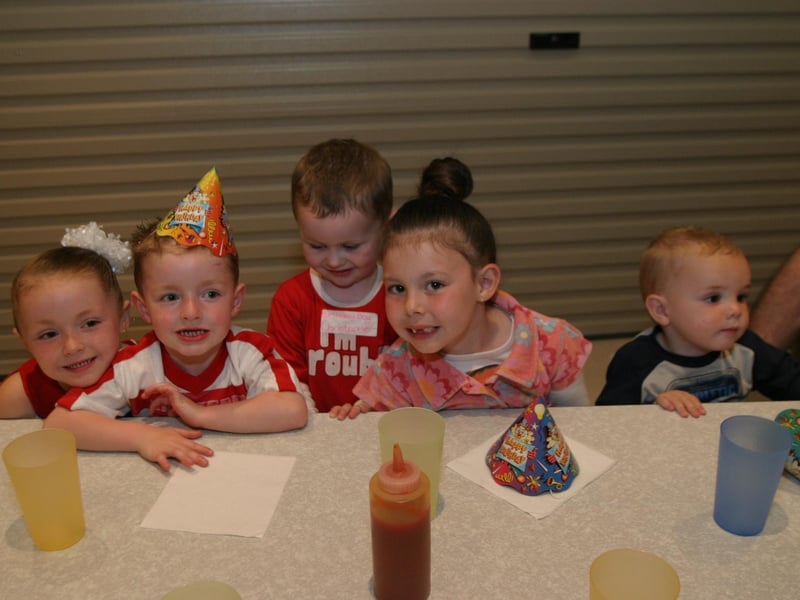Birthday celebrations for Christopher McCay.