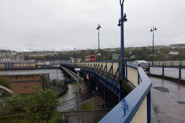 Craigavon bridge in Derry.