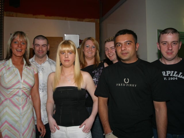 Party celebrations back in April 2004.