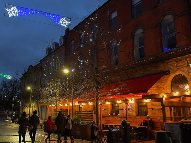 Christmas lights in Derry. Photo:George Sweeney