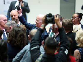 US President Joe Biden visits the new Ulster University Belfast Campus.