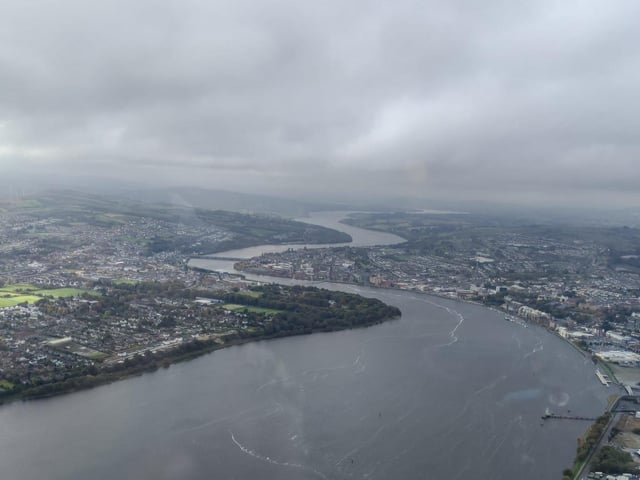 View of the River Foyle, Derry.