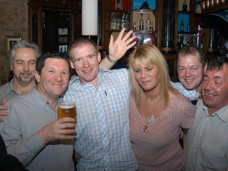 Ryan McMullan's leaving do in Jackie Mullan’s.
